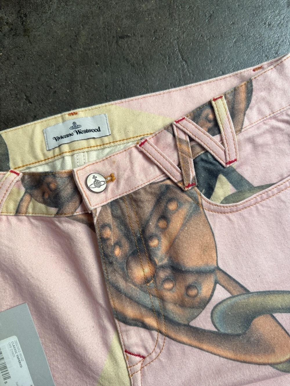 Vivienne Westwood New 530$ A/W 2022 over orb jeans w/ - Picture 7 of 11
